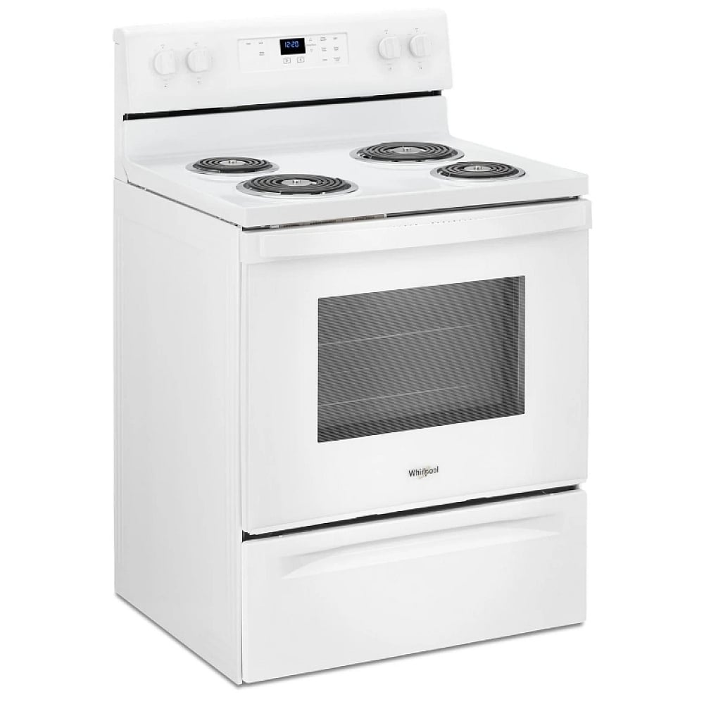 Whirlpool YWFC150M0JW Electric Range | 30" Electric Ranges | Free-Standing Electric Range