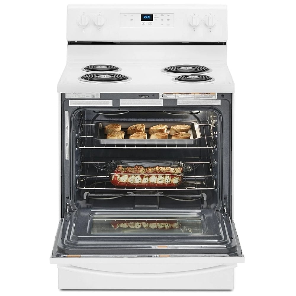Whirlpool YWFC150M0JW Electric Range | 30" Electric Ranges | Free-Standing Electric Range