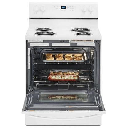 Whirlpool YWFC150M0JW Electric Range | 30" Electric Ranges | Free-Standing Electric Range