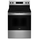 Whirlpool YWFES3330RZ Electric Range, 5.3 cu. ft. Capacity, 30 inch Exterior Width, 5 Burners, Storage Drawer, Steam Clean, 3,000 W Highest Element, Stainless Steel colour