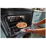 Whirlpool YWFES3330RZ Electric Range, 5.3 cu. ft. Capacity, 30 inch Exterior Width, 5 Burners, Storage Drawer, Steam Clean, 3,000 W Highest Element, Stainless Steel colour