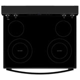 Whirlpool YWFES3530RB Electric Range, 5.3 cu. ft. Capacity, 30 inch Exterior Width, 4 Burners, Storage Drawer, Self Clean, 3,000 W Highest Element, Black colour