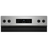 Whirlpool YWFES3530RS Electric Range, 5.3 cu. ft. Capacity, 30 inch Exterior Width, 4 Burners, Storage Drawer, Self Clean, 3,000 W Highest Element, Stainless Steel colour