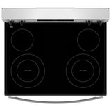 Whirlpool YWFES3530RS Electric Range, 5.3 cu. ft. Capacity, 30 inch Exterior Width, 4 Burners, Storage Drawer, Self Clean, 3,000 W Highest Element, Stainless Steel colour