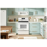 Whirlpool YWFES3530RW Electric Range, 5.3 cu. ft. Capacity, 30 inch Exterior Width, 4 Burners, Storage Drawer, Self Clean, 3,000 W Highest Element, White colour
