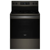 Whirlpool YWFES5030RV Electric Range, 5.3 cu. ft. Capacity, 30 inch Exterior Width, Convection, 5 Burners, Storage Drawer, Yes, Self Clean, 3,000 W Highest Element, Black Stainless Steel colour