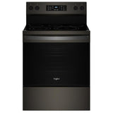 Whirlpool YWFES5030RV Electric Range, 5.3 cu. ft. Capacity, 30 inch Exterior Width, Convection, 5 Burners, Storage Drawer, Yes, Self Clean, 3,000 W Highest Element, Black Stainless Steel colour