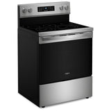 Whirlpool YWFES5030RZ Electric Range, 5.3 cu. ft. Capacity, 30 inch Exterior Width, Convection, 5 Burners, Storage Drawer, Yes, Self Clean, 3,000 W Highest Element, Stainless Steel colour