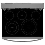 Whirlpool YWFES5030RZ Electric Range, 5.3 cu. ft. Capacity, 30 inch Exterior Width, Convection, 5 Burners, Storage Drawer, Yes, Self Clean, 3,000 W Highest Element, Stainless Steel colour