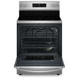 Whirlpool YWFES5030RZ Electric Range, 5.3 cu. ft. Capacity, 30 inch Exterior Width, Convection, 5 Burners, Storage Drawer, Yes, Self Clean, 3,000 W Highest Element, Stainless Steel colour