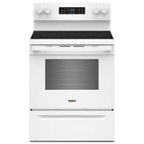 Whirlpool YWFES5730SW Electric Range, 5.3 cu. ft. Capacity, 30 inch Exterior Width, Convection, 5 Burners, Storage Drawer, Air Fry, Self Clean, 3,000 W Highest Element, White colour