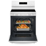 Whirlpool YWFES7030SW Electric Range, 5.3 cu. ft. Capacity, 30 inch Exterior Width, True Convection, 5 Burners, Storage Drawer, Air Fry, Self Clean, 3,000 W Highest Element, White colour