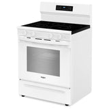 Whirlpool YWFES7030SW Electric Range, 5.3 cu. ft. Capacity, 30 inch Exterior Width, True Convection, 5 Burners, Storage Drawer, Air Fry, Self Clean, 3,000 W Highest Element, White colour