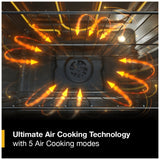 Whirlpool YWFES7030SZ Electric Range, 5.3 cu. ft. Capacity, 30 inch Exterior Width, True Convection, 5 Burners, Storage Drawer, Air Fry, Self Clean, 3,000 W Highest Element, FingerPrint Resistant Stainless Steel colour