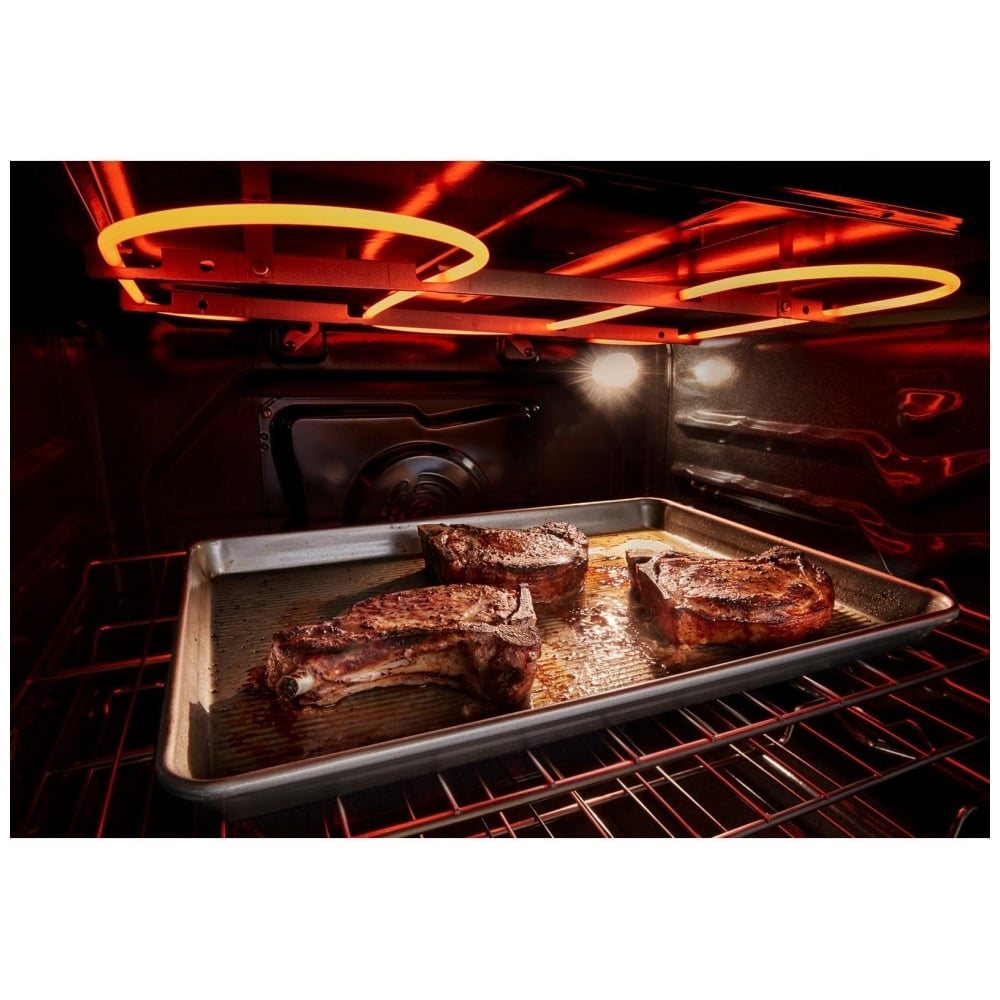 Whirlpool YWFES7030SZ Electric Range, 5.3 cu. ft. Capacity, 30 inch Exterior Width, True Convection, 5 Burners