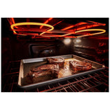 Whirlpool YWFES7030SZ Electric Range, 5.3 cu. ft. Capacity, 30 inch Exterior Width, True Convection, 5 Burners, Storage Drawer, Air Fry, Self Clean, 3,000 W Highest Element, FingerPrint Resistant Stainless Steel colour