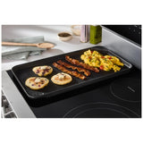 Whirlpool YWFES7030SZ Electric Range, 5.3 cu. ft. Capacity, 30 inch Exterior Width, True Convection, 5 Burners, Storage Drawer, Air Fry, Self Clean, 3,000 W Highest Element, FingerPrint Resistant Stainless Steel colour