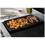 Whirlpool YWFES7030SZ Electric Range, 5.3 cu. ft. Capacity, 30 inch Exterior Width, True Convection, 5 Burners, Storage Drawer, Air Fry, Self Clean, 3,000 W Highest Element, FingerPrint Resistant Stainless Steel colour