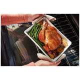 Whirlpool YWFES7030SZ Electric Range, 5.3 cu. ft. Capacity, 30 inch Exterior Width, True Convection, 5 Burners, Storage Drawer, Air Fry, Self Clean, 3,000 W Highest Element, FingerPrint Resistant Stainless Steel colour