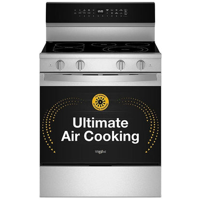 Whirlpool YWFES7030SZ Electric Range, 5.3 cu. ft. Capacity, 30 inch Exterior Width, True Convection, 5 Burners