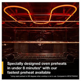 Whirlpool YWFES7030SZ Electric Range, 5.3 cu. ft. Capacity, 30 inch Exterior Width, True Convection, 5 Burners, Storage Drawer, Air Fry, Self Clean, 3,000 W Highest Element, FingerPrint Resistant Stainless Steel colour