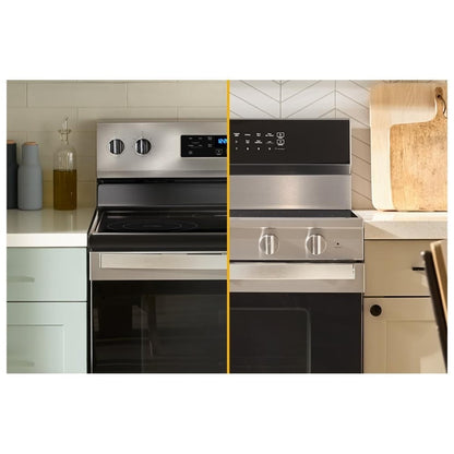 Whirlpool YWFES7030SZ Electric Range, 5.3 cu. ft. Capacity, 30 inch Exterior Width, True Convection, 5 Burners