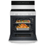 Whirlpool YWFES7530RW Electric Range, 5.3 cu. ft. Capacity, 30 inch Exterior Width, True Convection, 5 Burners, Storage Drawer, Yes, Self Clean, 3,000 W Highest Element, White colour