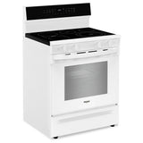 Whirlpool YWFES7530RW Electric Range, 5.3 cu. ft. Capacity, 30 inch Exterior Width, True Convection, 5 Burners, Storage Drawer, Yes, Self Clean, 3,000 W Highest Element, White colour