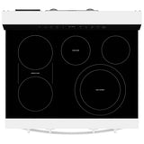 Whirlpool YWFES7530RW Electric Range, 5.3 cu. ft. Capacity, 30 inch Exterior Width, True Convection, 5 Burners, Storage Drawer, Yes, Self Clean, 3,000 W Highest Element, White colour