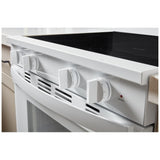 Whirlpool YWFES7530RW Electric Range, 5.3 cu. ft. Capacity, 30 inch Exterior Width, True Convection, 5 Burners, Storage Drawer, Yes, Self Clean, 3,000 W Highest Element, White colour