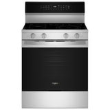 Whirlpool YWFES7530RZ Electric Range, 5.3 cu. ft. Capacity, 30 inch Exterior Width, True Convection, 5 Burners, Storage Drawer, Yes, Self Clean, 3,000 W Highest Element, Stainless Steel colour
