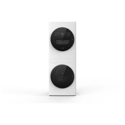 Whirlpool YWFH5424SW Compact ENERGY STAR™ Ventless Heat Pump Laundry Tower with 2.7-cu ft Washer and Electric 4.3-cu ft Dryer