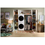 Whirlpool YWFH5424SW Laundry Center, White colour
Washer: 3.2 cu. ft. Capacity, 24 inch Width, 16 Wash Cycles, Steam Clean, ENERGY STAR Certified, 1,320 RPM Spin Speed
Dryer: 4.3 cu. ft. Capacity, Electric