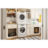 Whirlpool YWHD560CHW Electric Dryer, 7.4 cu. ft. Dryer Capacity, 36 Dry Cycles, 4 Temperature Settings, Ventless - Heat Pump, Stackable, White colour