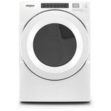 Whirlpool YWHD560CHW Electric Dryer, 7.4 cu. ft. Dryer Capacity, 36 Dry Cycles, 4 Temperature Settings, Ventless - Heat Pump, Stackable, White colour
