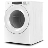 Whirlpool YWHD560CHW Electric Dryer, 7.4 cu. ft. Dryer Capacity, 36 Dry Cycles, 4 Temperature Settings, Ventless - Heat Pump, Stackable, White colour