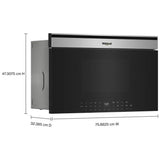 Whirlpool YWMBT7030SZ Built In Microwave, 30 inch Exterior Width, 1.1 cu. ft. Capacity, 900 W Watts, Convection, FingerPrint Resistant Stainless Steel colour