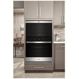 Whirlpool YWMBT7030SZ Built In Microwave, 30 inch Exterior Width, 1.1 cu. ft. Capacity, 900 W Watts, Convection, FingerPrint Resistant Stainless Steel colour