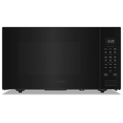 Whirlpool YWMCS7022RB Countertop Microwave, 1.6 cu. ft. Capacity, 1,100 W Watts, 12.25 inch Height, Black colour
