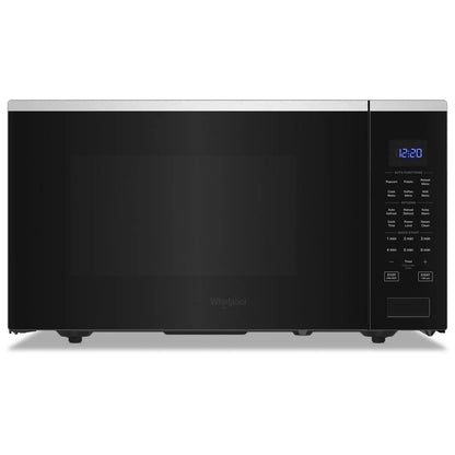 Whirlpool YWMCS7022RS Countertop Microwave, 1.6 cu. ft. Capacity, 1,100 W Watts, 12.25 inch Height, Stainless Steel colour