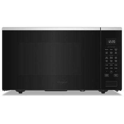 Whirlpool YWMCS7022RZ Countertop Microwave, 1.6 cu. ft. Capacity, 1,100 W Watts, 12.25 inch Height, FingerPrint Resistant Stainless Steel colour