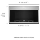 Whirlpool YWMH54521JZ Over the Range Microwave