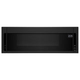 Whirlpool YWML55011HB Over the Range Microwave, 30 inch Exterior Width, 1.1 cu. ft. Capacity, 400 CFM, 900 W Watts, Halogen , Black colour