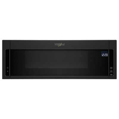 Whirlpool YWML75011HB Over the Range Microwave, 30 inch Exterior Width, 1.1 cu. ft. Capacity, 400 CFM, 1000 W Watts, LED, 10 5/16 inch Height, Black colour