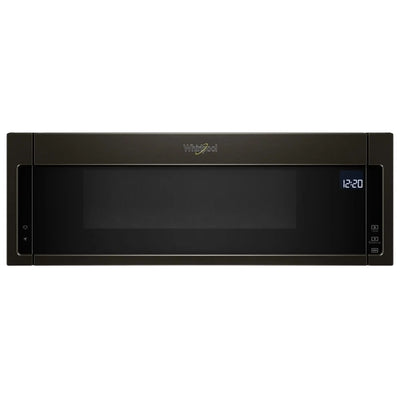 Whirlpool YWML75011HV Over the Range Microwave, 30 inch Exterior Width, 1.1 cu. ft. Capacity, 400 CFM, 1000 W Watts, LED, 10 5/16 inch Height, Black Stainless Steel colour