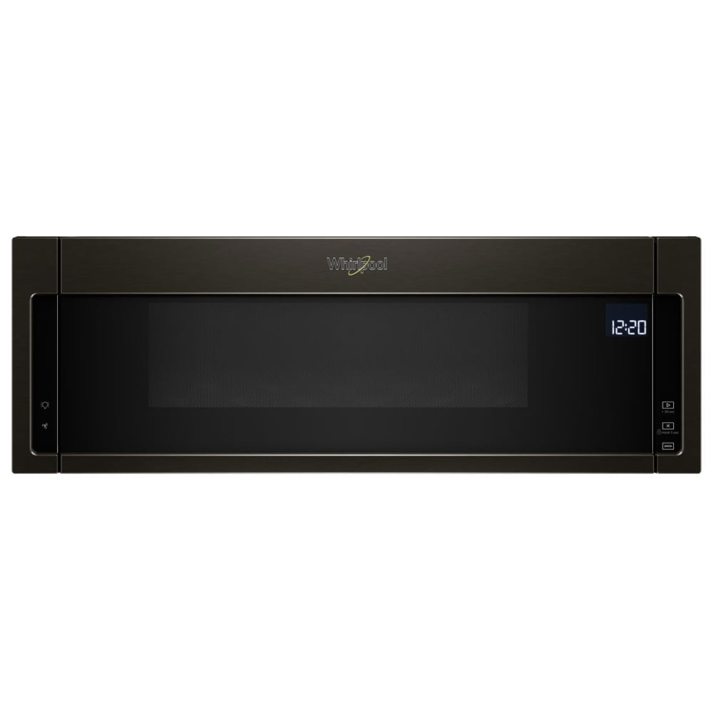 Whirlpool YWML75011HV Over the Range Microwave, 30 inch Exterior Width, 1.1 cu. ft. Capacity, 400 CFM, 1000 W Watts, LED, 10 5/16 inch Height, Black Stainless Steel colour