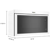 Whirlpool YWMMF5930PW Over the Range Microwave, 30 inch Exterior Width, 1.1 cu. ft. Capacity, 300 CFM, 1,000 W Watts, LED, White colour