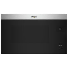 Whirlpool YWMMF5930PZ Over the Range Microwave, 30 inch Exterior Width, 1.1 cu. ft. Capacity, 300 CFM, 1,000 W Watts, LED, Stainless Steel colour