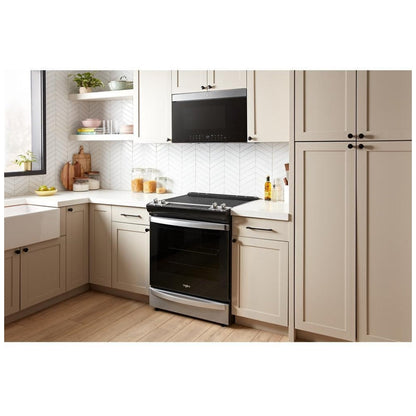 Whirlpool YWMMF7330RZ Over the Range Microwave, 30 inch Exterior Width, 1.1 cu. ft. Capacity, Stainless Steel colour Air Fry/Roast/Grill Mode