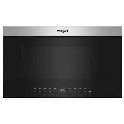 Whirlpool YWMMF7330RZ Over the Range Microwave, 30 inch Exterior Width, 1.1 cu. ft. Capacity, Stainless Steel colour Air Fry/Roast/Grill Mode